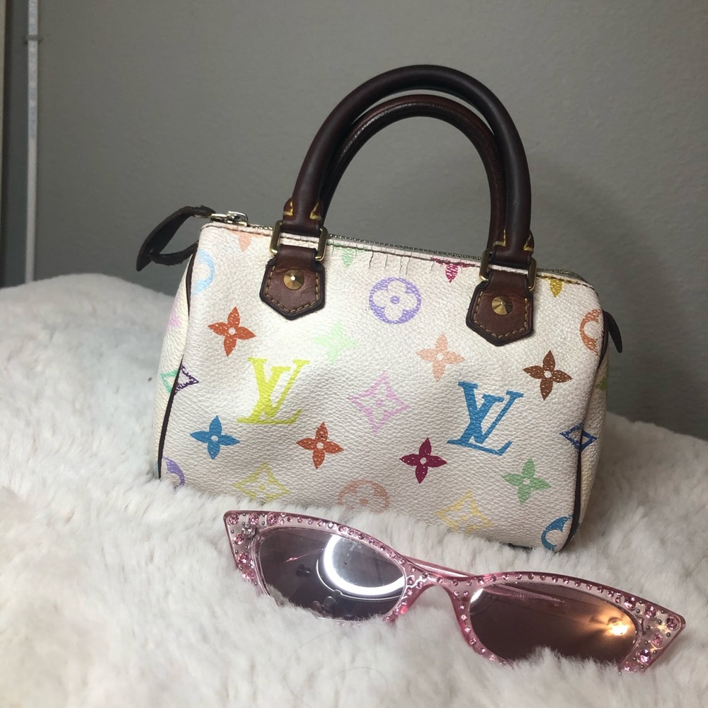 Louis Vuitton multicolor mini speedy 💖❤️💙💚💛